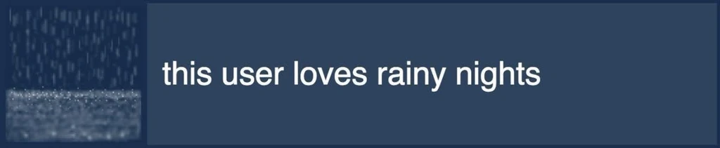 Rain banner