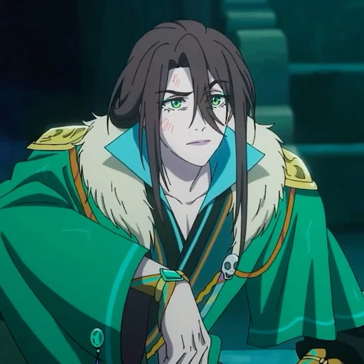✿    ⚠️ qi rong    𖹭    .    she green it he's avatar
