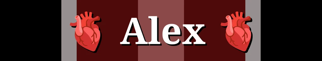 Alex's banner