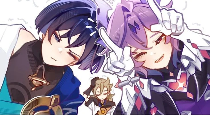 𝜗  ﹒  kunimitsu / wanderer  ﹕  he / him's banner