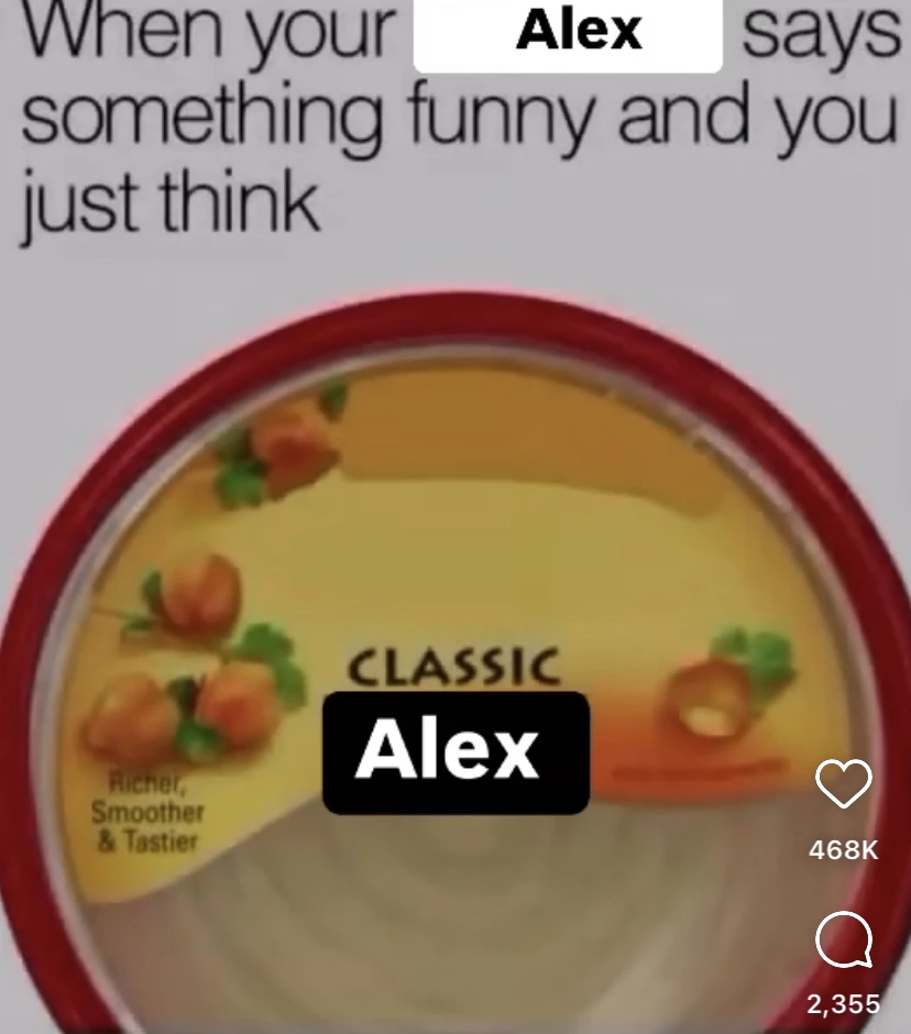 Alex's banner