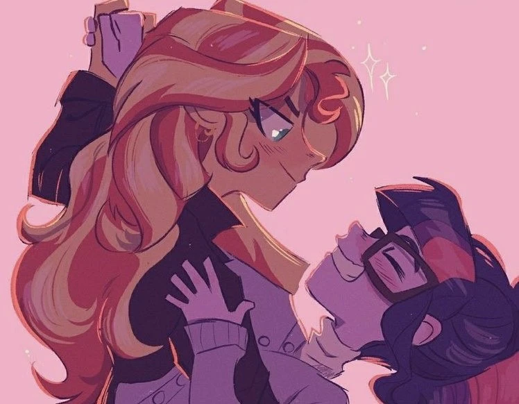 Sunset's banner