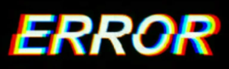 Error banner
