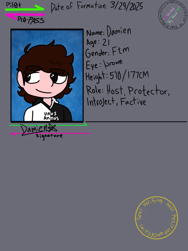 Damien's banner