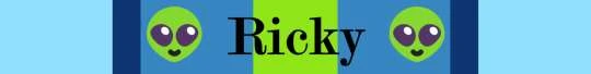Ricky's banner